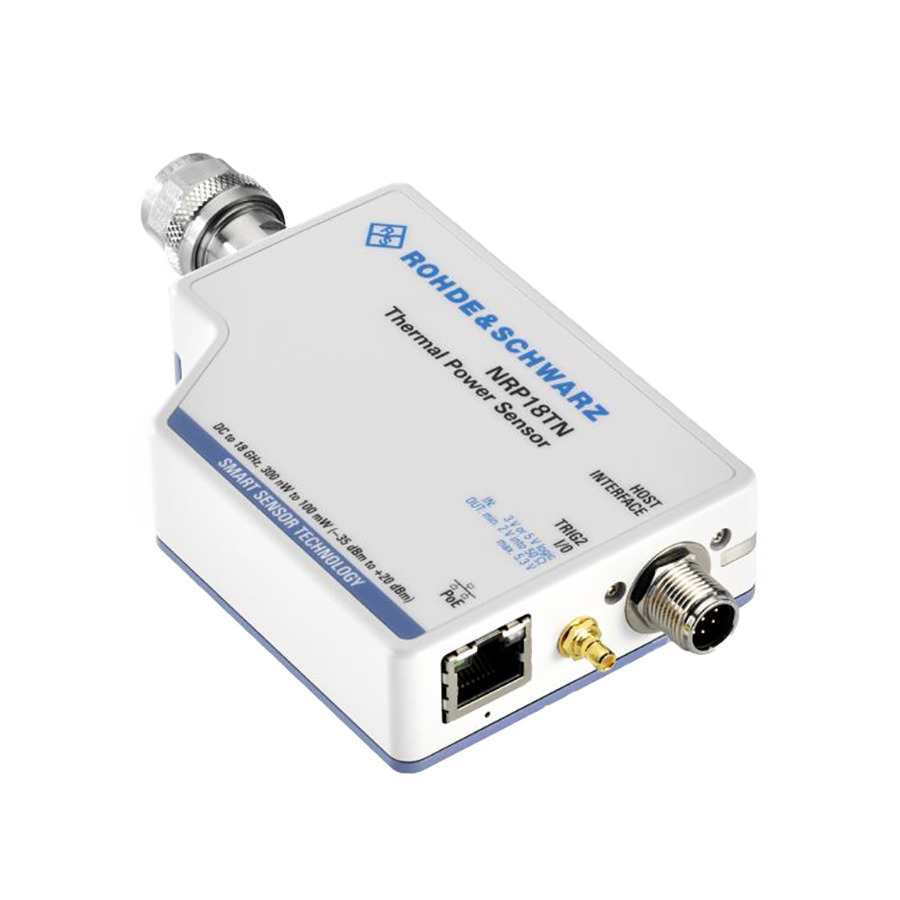 Rohde & Schwarz NRP18TN.02 Thermal Power Sensor, LAN, 300nW/100mW, 0-18GHz, -35dBm/20dBm, NRP Series