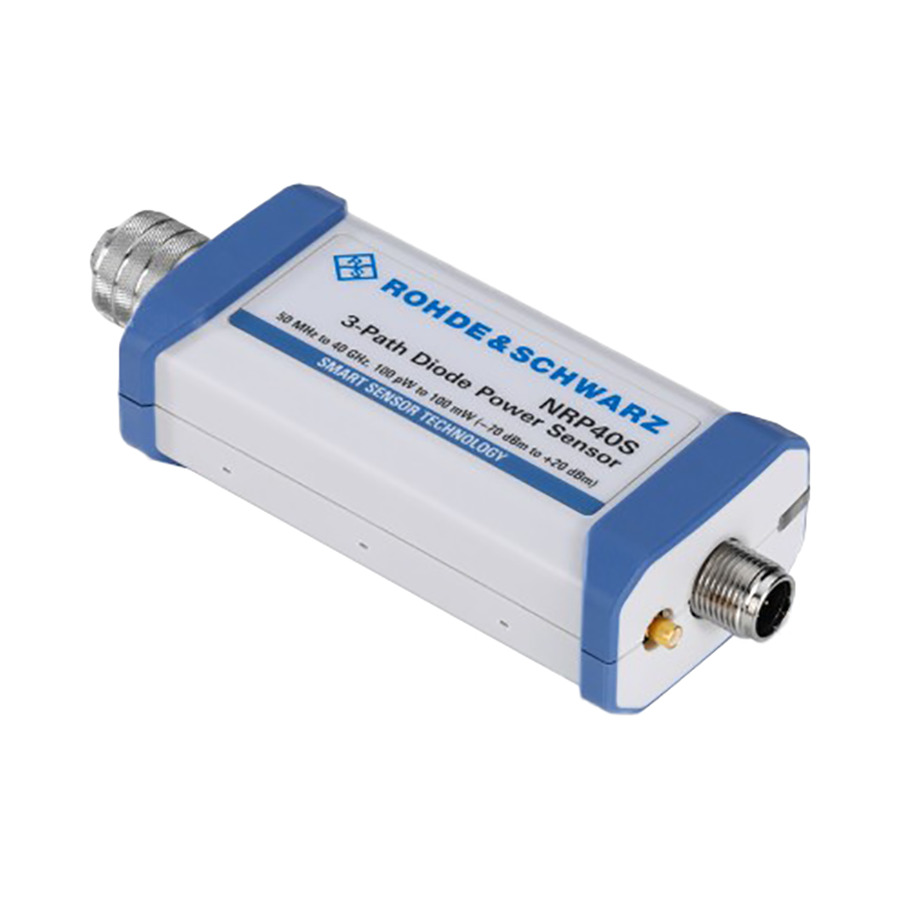 Rohde & Schwarz NRP40S Three Path Diode Power Sensor, 50MHz-40GHz, 100pW-100mW, 2.92mm, NRP Series