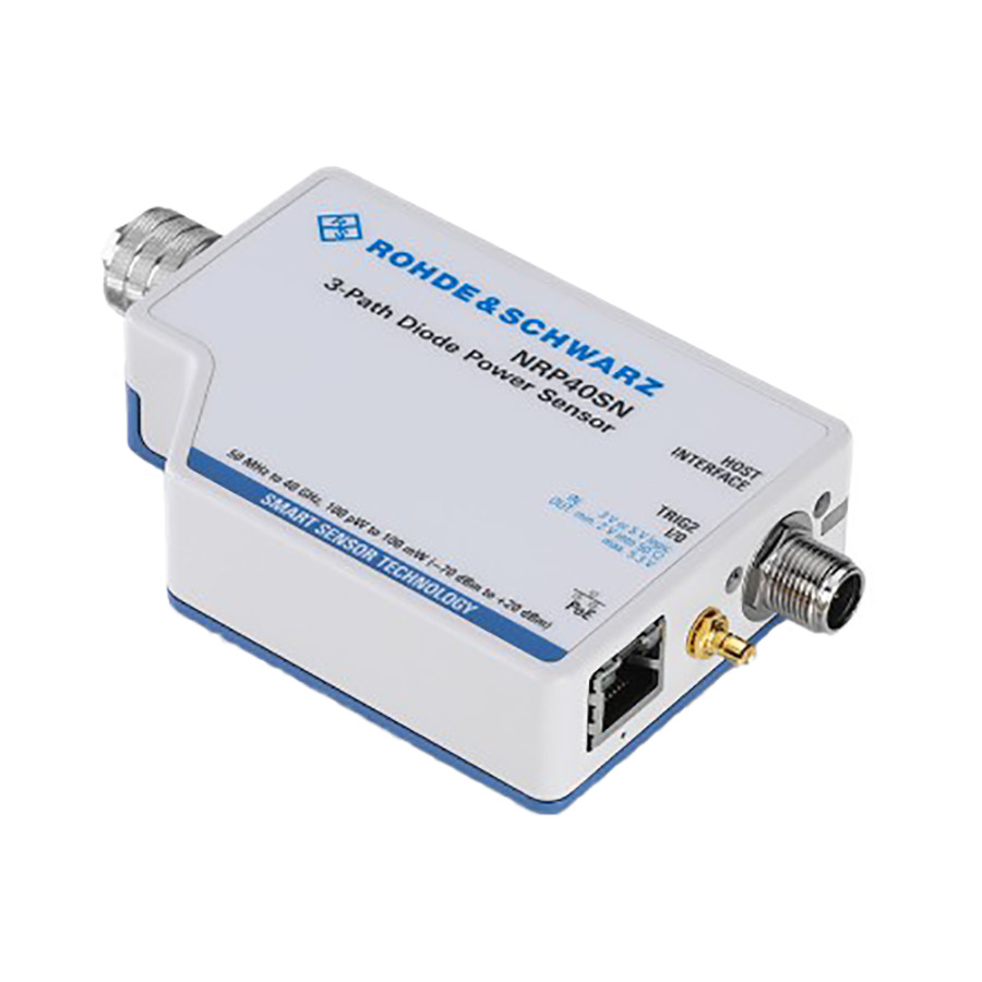 Rohde & Schwarz NRP40SN Three Path Diode LAN Power Sensor, 50MHz-40GHz, 100pW-100mW, NRP Series