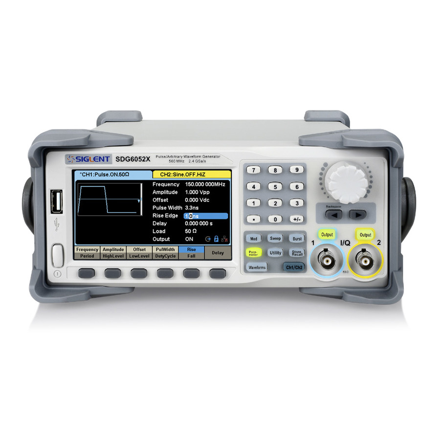 Siglent SDG6022X Function/Arbitrary Waveform Generator, 200MHz, 2CH, 2.4 GSa/s, SDG6000X Series