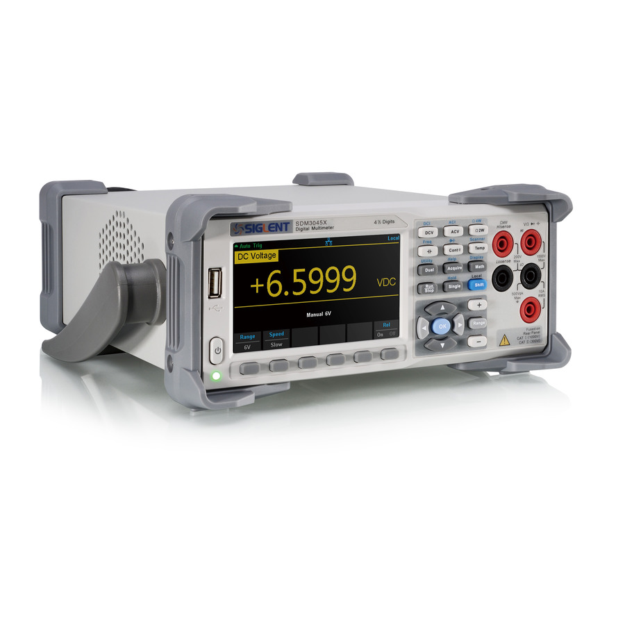 Siglent SDM3045X Digital Multimeter, Real 4 1/2 Digits, True-RMS, TFT-LCD, SDM3000 Series