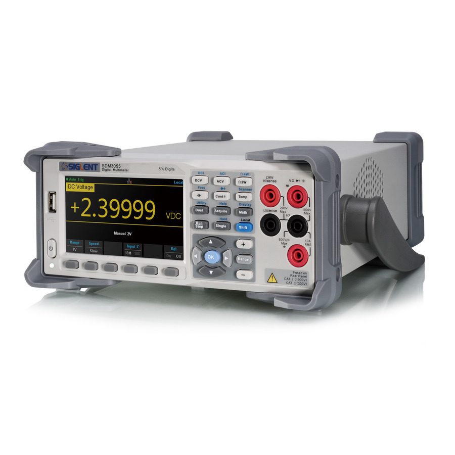 Siglent SDM3055 Digital Multimeter, Real 5 1/2 Digits, True RMS, TFT-LCD, SDM3000 Series