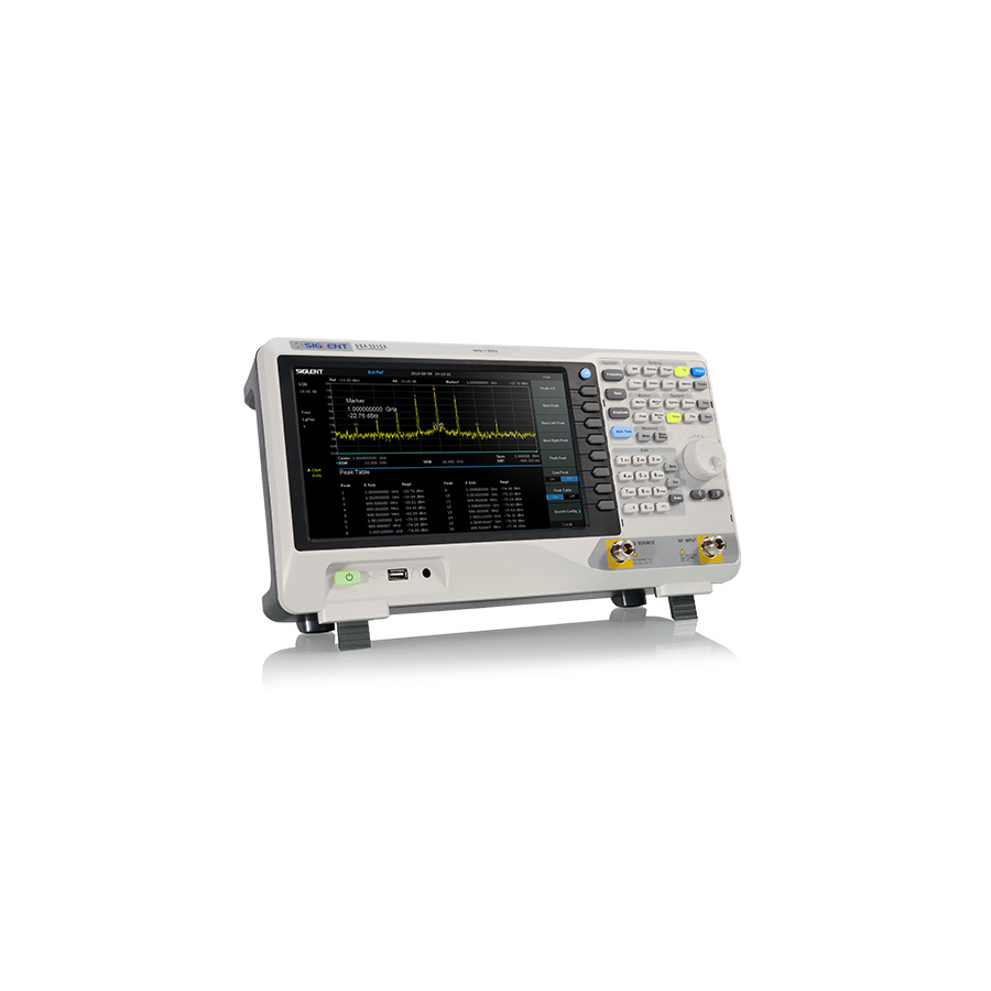 Siglent SSA3032X Spectrum Analyzer, 9KHz to 3.2GHz, RBW 10Hz to 1MHz, 10.1" WVGA, SSA3000X Series