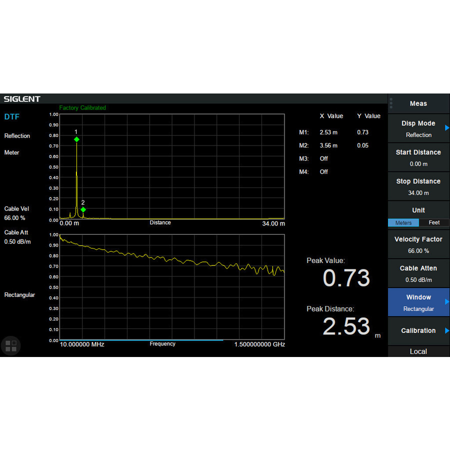 Siglent SVA1000X-DTF Distance To Fault Software Option, SVA1000X Series