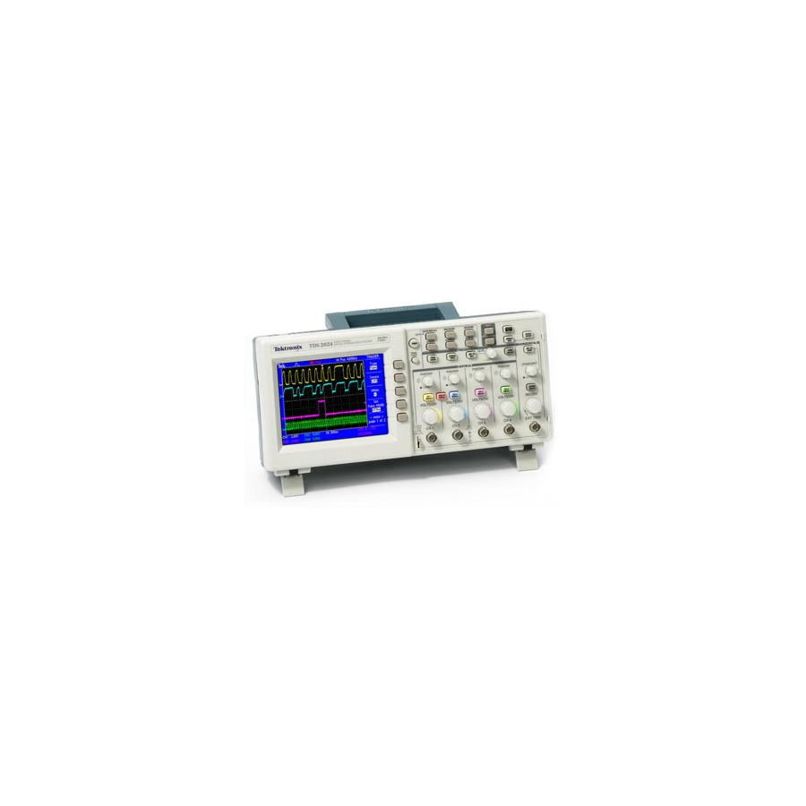 Tektronix TDS2024 Digital Storage Oscilloscope, 4 Channel, 200 MHz, 2 GS/s, TDS2000 Series