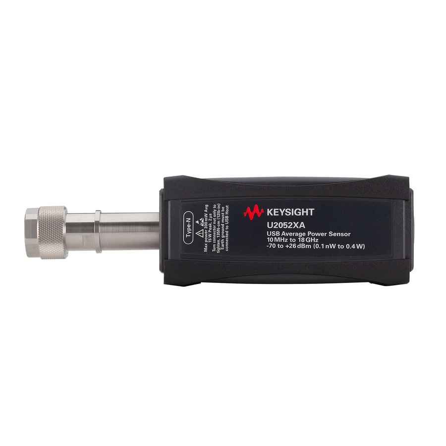 Keysight U2052XA/100/U2000A-301 Wide Dynamic Range Average Power Sensor, 10MHz to 18GHz, USB