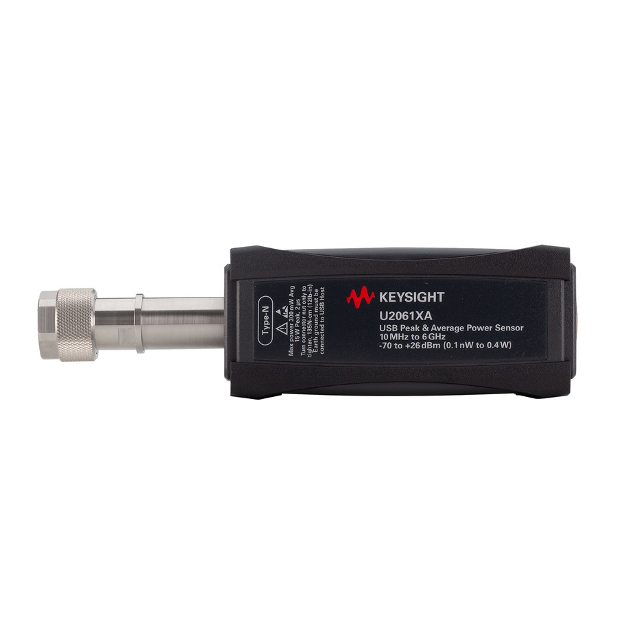 Keysight U2061XA/100/U2000A-301 USB Peak and Average Power Sensor, 10MHz - 6GHz, X-Series