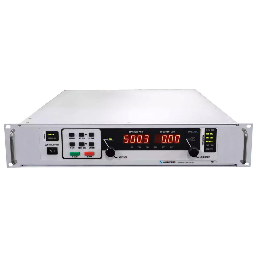 Magna-Power XR5-600/480+HS+LXI+RUG DC Power Supply, 5 V, 600 A, 408 VAC, 4kW, H-Slew, LXI, XR Series