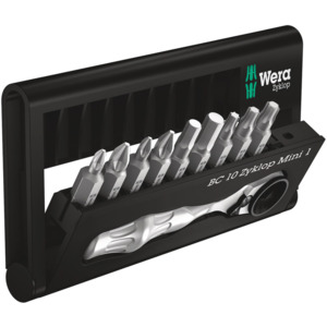 Wera Tools 05073645001 Bit-Check 10 Zyklop Mini 1, 10 Pieces