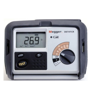 Megger DET4TC2 Digital Earth Tester, 2/ 3/ 4 Terminal, Case, Lead ...