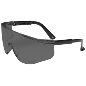 BOUTON OPTICAL 250-03-0001, Zenon Z28 Safety Glasses Gray Scratch-Resistant Lens (Pack-12)
