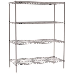 TestEquity: Metro SE-186063K4-S-4 Wire Shelving, Starter Unit, 4