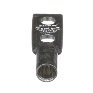 Panduit LCD4-14A-L Copper Compression Lug, 2 Hole, 1/4