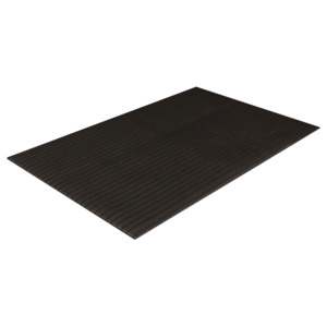 Beveled-Edge Anti-Fatigue Floor Mat - 2' x 5' - Pebble