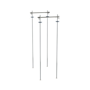 Metro Top-Track Overhead Track Shelving Complete Kit with Super Erecta  Chrome Wire Shelves - Metro