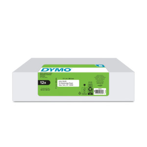 Dymo LabelWriter - 30254 Address Labels, Clear - 130 Labels