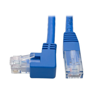 Tripp Lite N204-001-BL-LA Ethernet Cable, Cat6 Gigabit Mld UTP, Lft ...