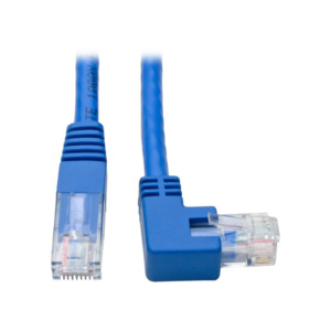 Tripp Lite N204-001-BL-RA Ethernet Cable, Cat6 Gigabit Molded UTP RJ45 ...