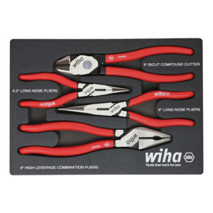 Wiha Tools 34682 8 Piece Classic Grip Pliers And Cutters Tray Set - View #2