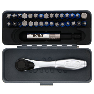 Wiha 70297 TerminatorBlue Impact Bit Set 40 pc.