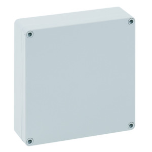 Altech 110-413 Enclosure, Polystyrene, Gray, Smooth Sides, 7.17