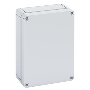 Altech 110-415 Enclosure, Polystyrene, Gray, Smooth Sides, 7.09