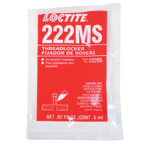 Loctite 231483 222MS™ MIL Spec Threadlocker Adhesive (Low Strength
