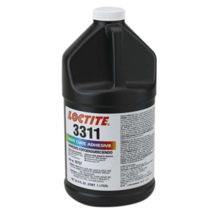 Loctite 146461 Light Cure Adhesive, Clear, 1 Liter Bottle. 3311 Series ...