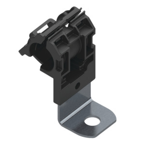 Hellermann Tyton North America 151-01457 Ratchet P Clamp, 0.52"-0.77" Bundle Dia., 90? Short Length, 0.51" Hole Dia., PA66HIRHSUV, Black, 1.37" Width, 4.01" Length (Pack of 280)