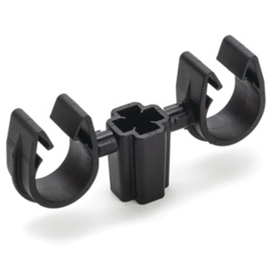 HellermannTyton 156-02836 Dual Clip Stud Mount to MOC Clip, 16mm Clip ...