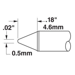 Metcal STTC-011 Metcal Tip Conical 1/32