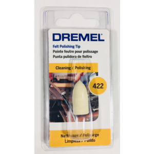 Dremel 422 Felt Polishing Tip For Mandrel 401 3/8 Dia #422