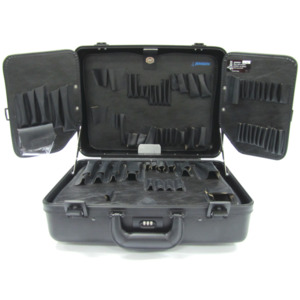 TestEquity: Jensen Tools 191-133 Deluxe Poly Tool Case, Black, 17