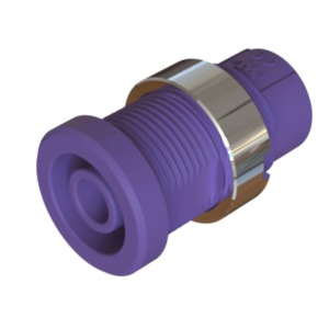 Cal Test Electronics CT4397-08-3 Sheathed Jack, 4mm, 4.8mm, Panel