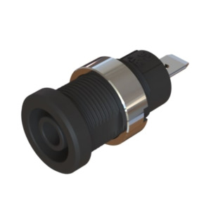 Cal Test Electronics CT4397-08-3 Sheathed Jack, 4mm, 4.8mm, Panel