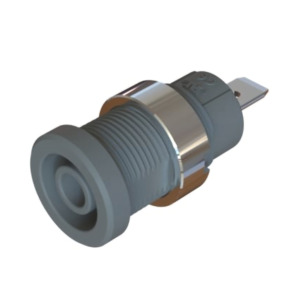 Cal Test Electronics CT4397-08-3 Sheathed Jack, 4mm, 4.8mm, Panel