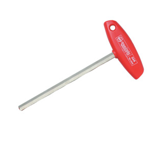 Wiha 33417 T-Handle Key, Hex, 6.0mm Size, 350mm Over-All