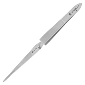 Reverse action tweezers, straight