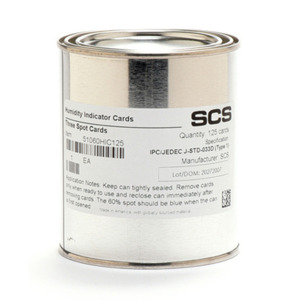 SCS 51015HIC125 Humidity Indicator Card, 3 Spot, 5%, 10%, 15%, 3 , 2 ,  Moisture Barrier Bags