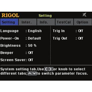 RIGOL TRIGGER-DP700
