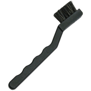 ESD/Antistatic Round Brush: 5 Brush Length, 5 Brush Width, Nylon Bristles
