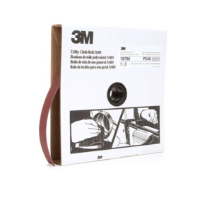 3M 7000118528 Utility Cloth Roll 314D, P150 J-Weight, 1.5