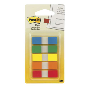 3M 7100090805 Post-it Flags 683-5CF, .47 in. x 1.7 in. | JensenTools