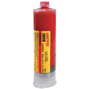 Loctite 142089 Chipbond Epoxy Adhesive, Gel, 10ml STD Syringe, Red 