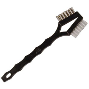 3 x 7 Row 0.016 Nylon Bristle and Plastic Handle Scratch Brush