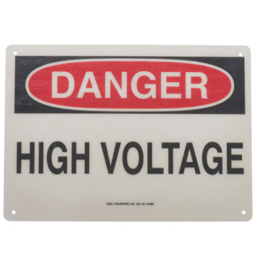Warning Posters, Stickers & Signs