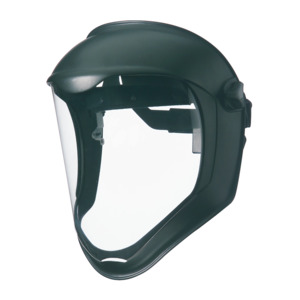 Honeywell S8500 Face Shield with Black Matte & Clear Polycarbonate Lens ...