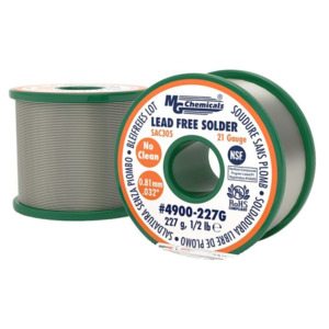 MG Chemicals 4900-454G Solder Wire, SAC 305, No Clean, Lead Free. 0.032 ...