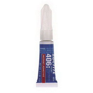 Loctite 233684 Prism Instant Adhesive, Surface Insensitive, Clear, 3g Tube,  406 Series