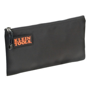 Klein Tools 5139B Zipper Bag Cordura Ballistic Nylon Tool Pouch 12.5 31.8 cm Length Black JensenTools